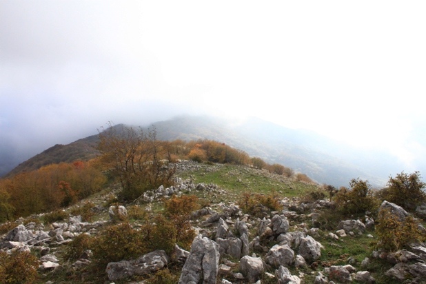 Monti Affilani  Sulla Cima di Monte della Croce (1158 m)